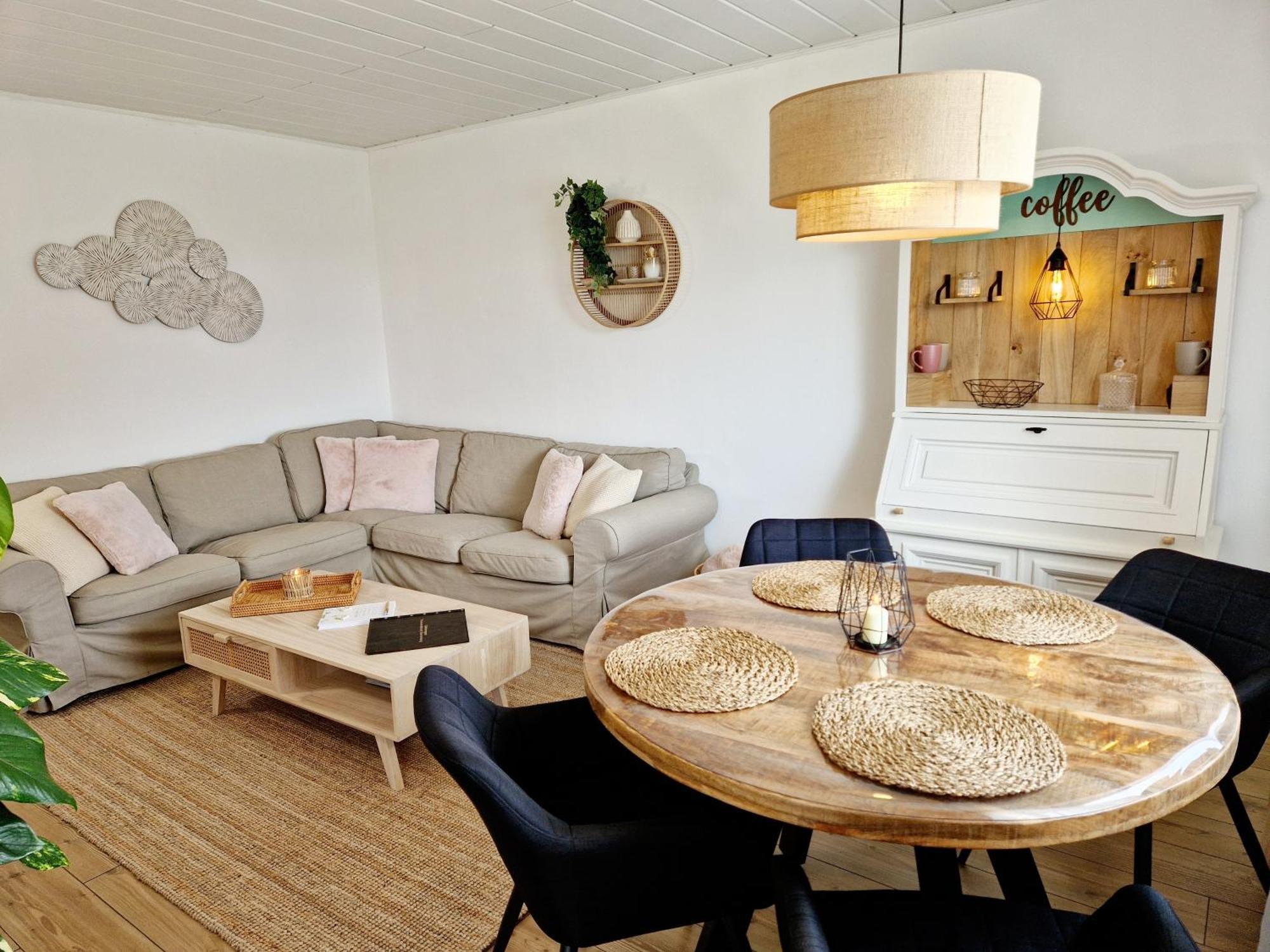 Ferienwohnung Sonnenhang Im Boho-Stil Mit Balkon 莫内西 外观 照片